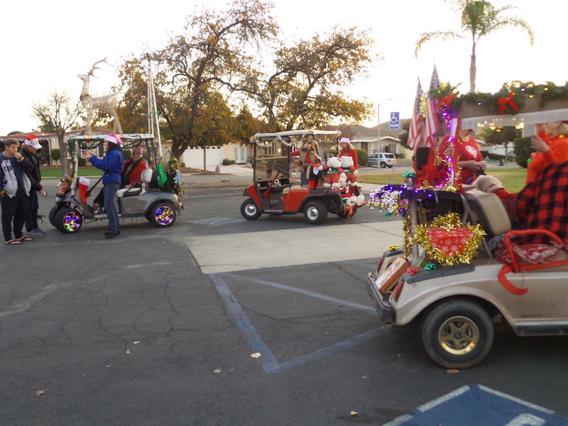Golf Cart Christmas Parade